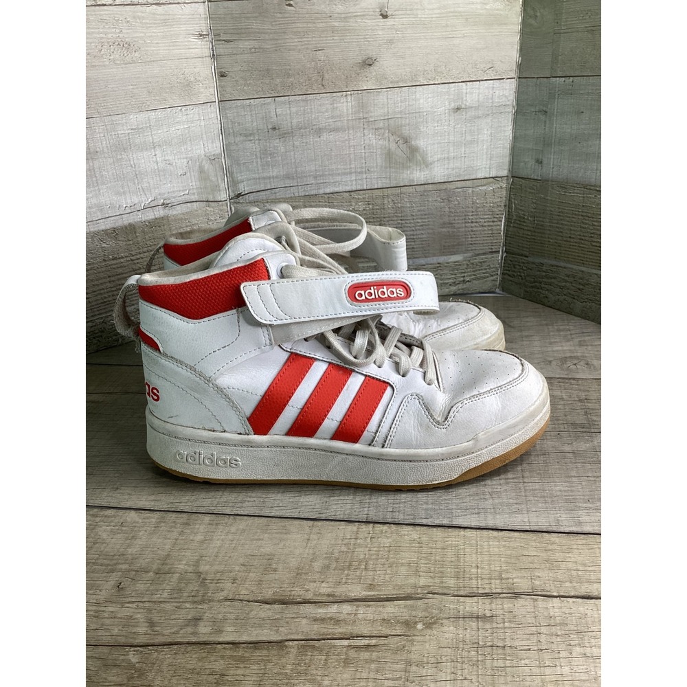 Adidas Hoops 3.0 Mid Classic Vintage White Red Sneakers GZ6672 Mens 7